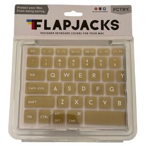 FCTRY‎ Flapjacks Solid Gold Designer Keyboard Cover for MacBook Pro Air